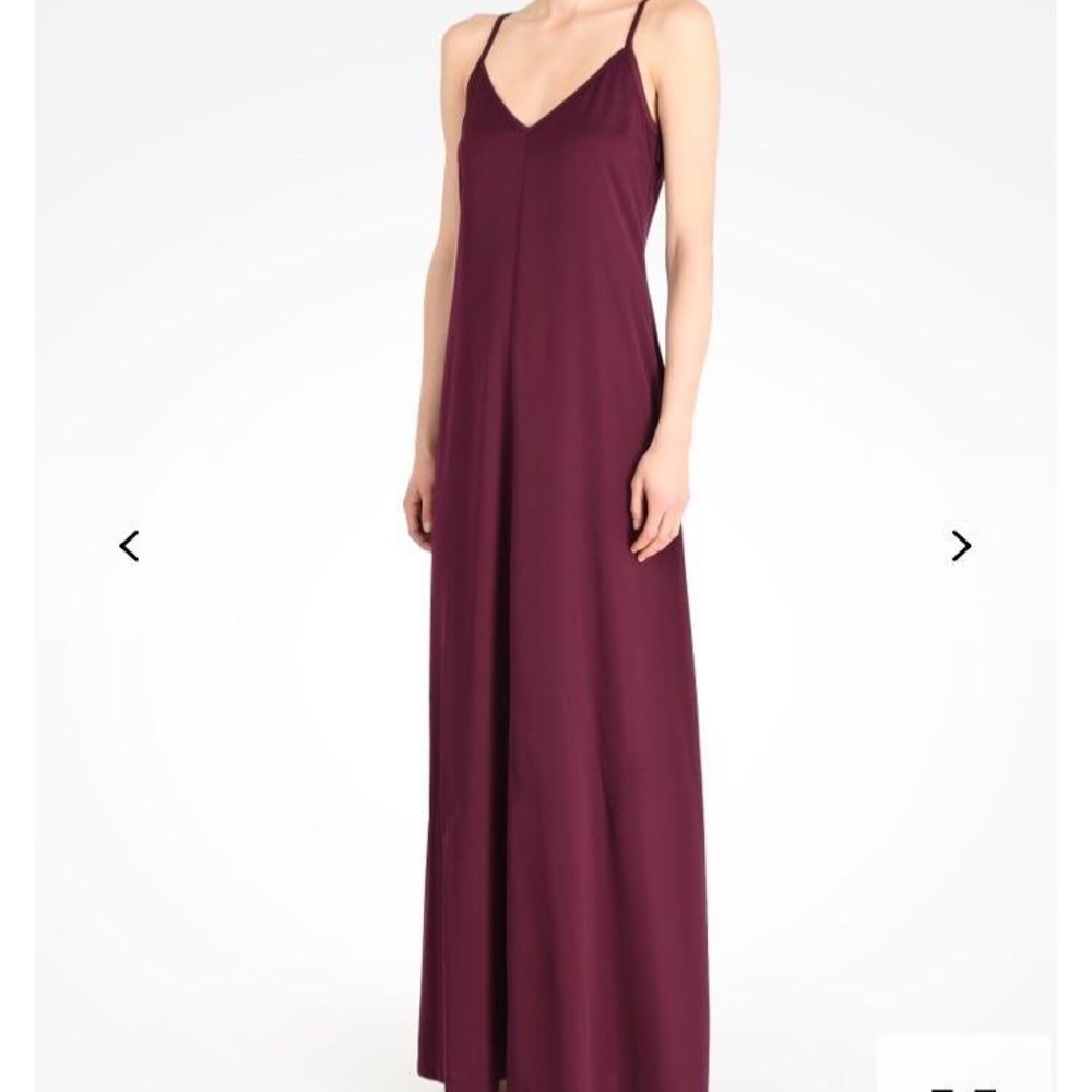 🆕 A/X Armani Exchange Maxi Dress, Slip Dress, Size 4, Aubergine